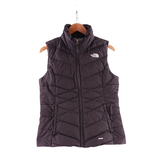 The North Face Jackets & Blazers - The North Face Womens Medium 550 Down Puffer Vest Black Quilted Insulated Shell